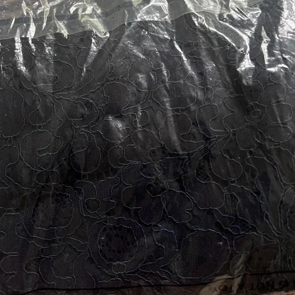 Isaac Mizrahi Midnight Blue Lace Pants - Picture 4 of 5